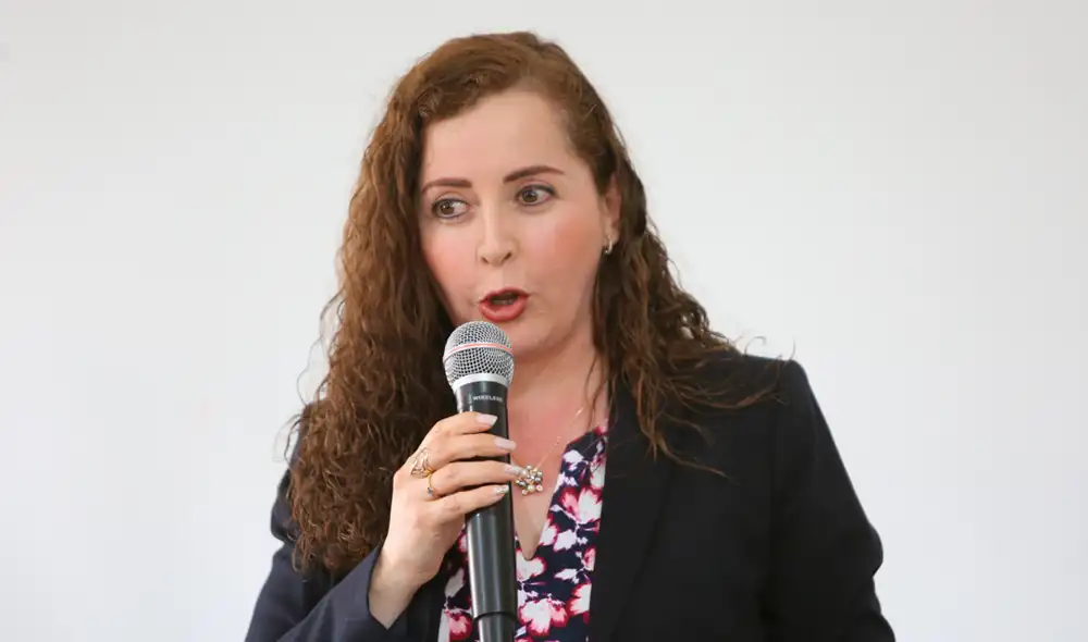 Rosa Bartra. Excongresista fujimorista participa en elecciones con Solidaridad Nacional. Foto: Manuel Berríos.
