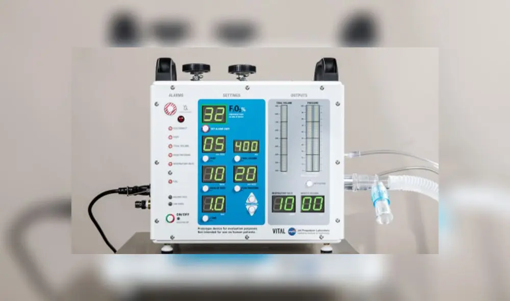Equipo peruano ganador del ventilador mécanico elaborado por la NASA. Créditos: Human Simulation Lab at the Icahn School of Medicine, Mount Sinai Hospital, New York.