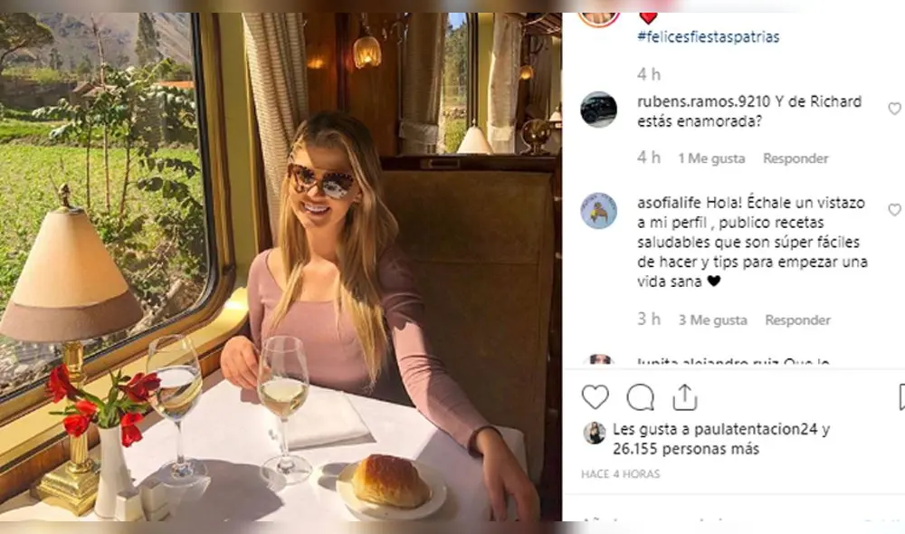 Richard Acuña es criticado por viajar con Brunella Horna y no asistir a Parada Militar [VIDEO]