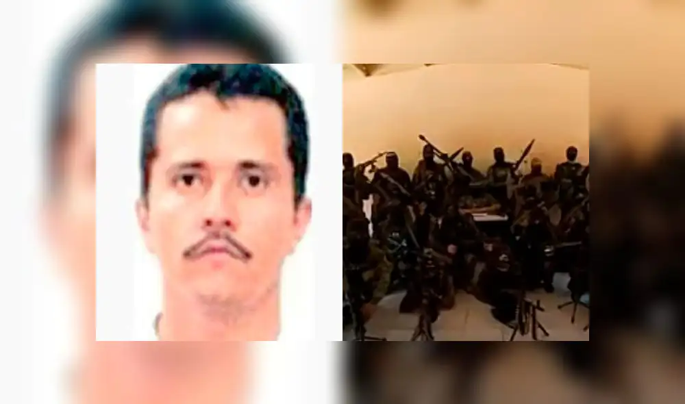 Video difundo en redes sociales se trataría del primer pronunciomiento hecho por 'El Mencho'. Foto composición. Video difundo en redes sociales se trataría del primer pronunciomiento hecho por 'El Mencho'. Foto composición.