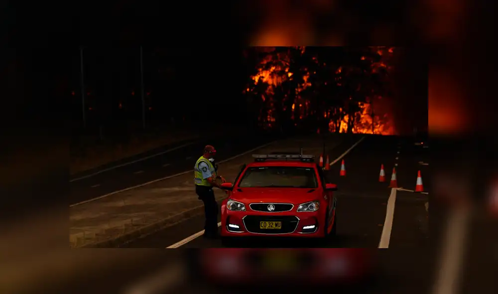 Incendio forestal en Australia Incendio forestal en Australia