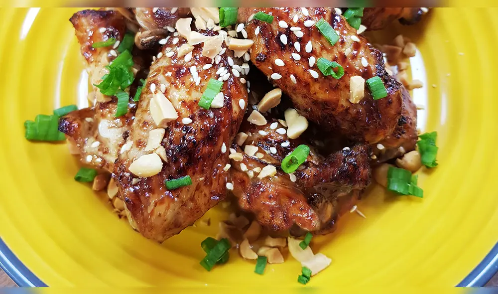 6 alitas de pollo. Buenazo