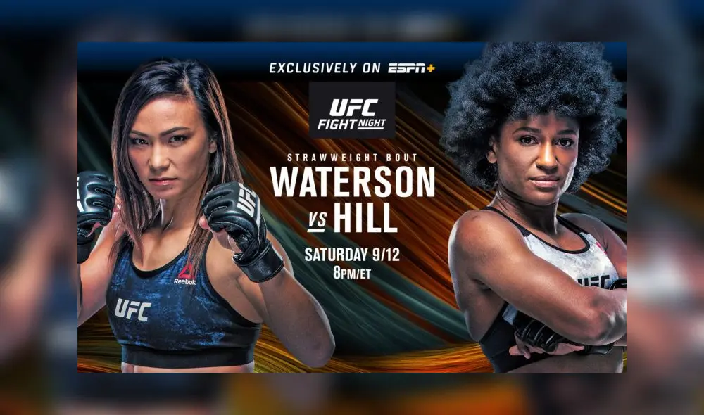 Waterson vs. Hill. Foto: UFC Waterson vs. Hill. Foto: UFC