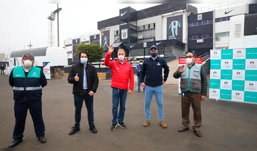 Matute: tomarán pruebas rápidas a personas vulnerables en estadio de Alianza Lima. Foto: Alianza Lima