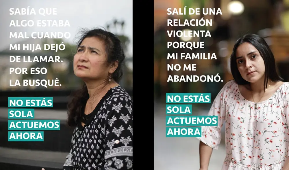 No está sola actuemos ahora