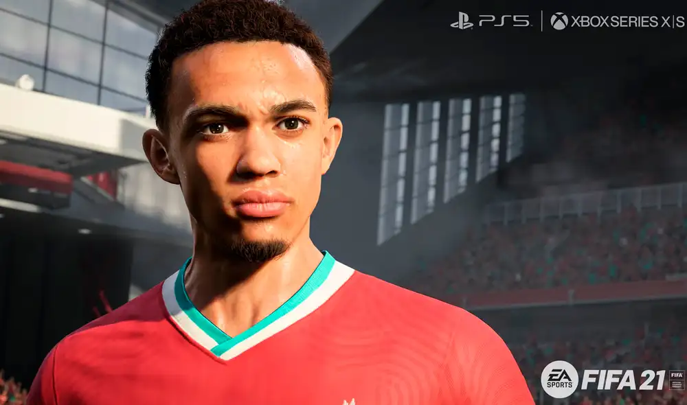 Alexander-Arnold del Liverpool FC. en FIFA 21. Foto: EA Sports