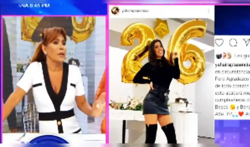 Magaly Medina critica a Yahaira Plasencia por no agradecer a Jefferson Farfán tras sorpresa de cumpleaños Magaly Medina critica a Yahaira Plasencia por no agradecer a Jefferson Farfán tras sorpresa de cumpleaños