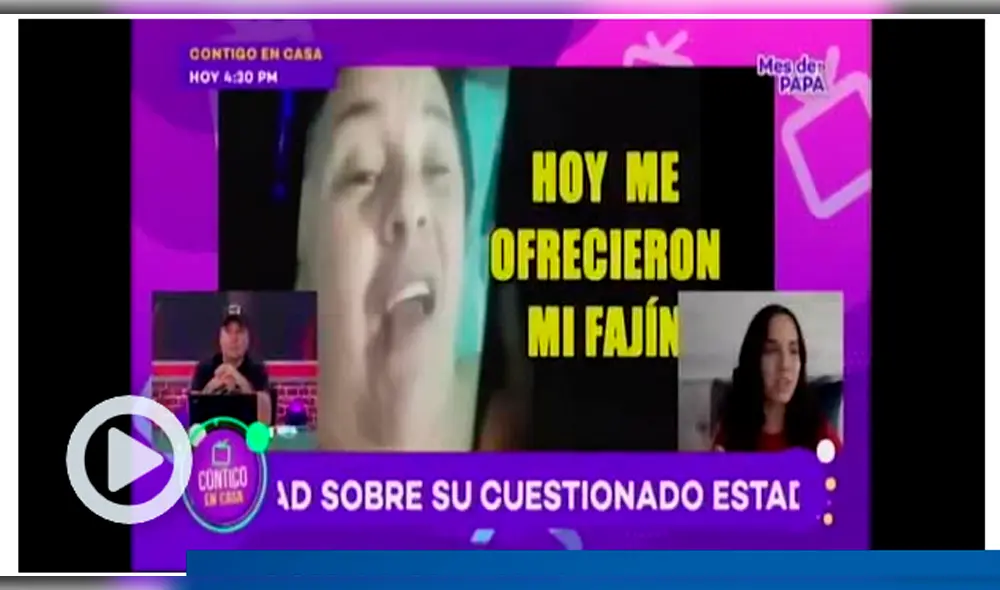 Sigrid Bazán llama a Richard Swing nefasto y horrible en el programa Contigo en casa