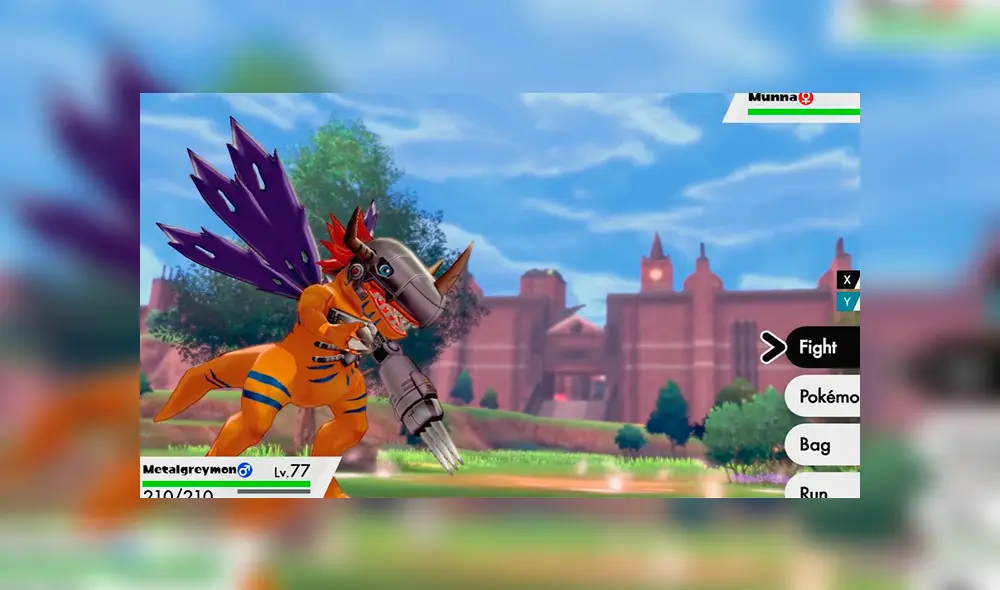 Agumon y todas sus digievoluciones llegan a Pokémon Espada y Escudo.