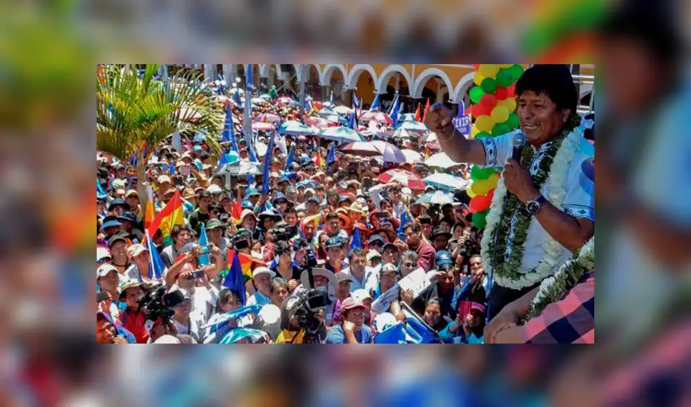 Evo Morales fue proclamado nuevamente como presidente. Foto: AFP. Evo Morales fue proclamado nuevamente como presidente. Foto: AFP.