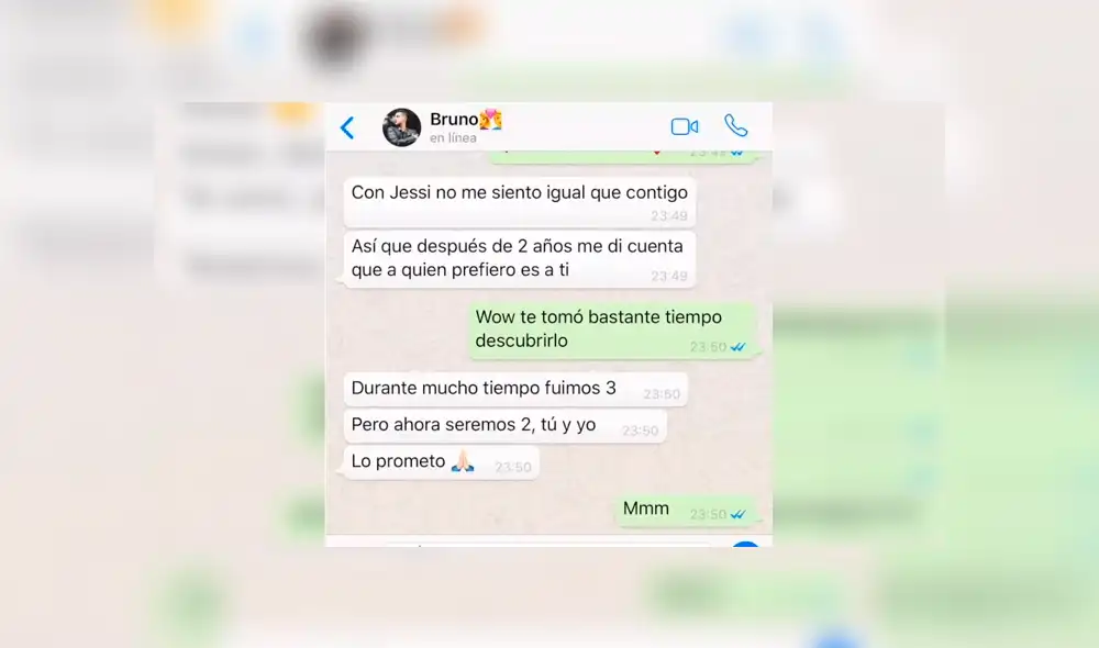 WhatsApp: Joven totalmente ebrio termina revelando oscuro secreto a su novia [FOTOS]