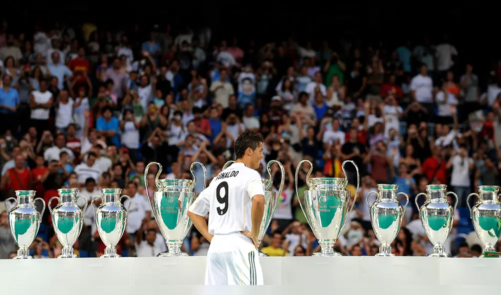 Cristiano Ronaldo: se cumple 11 años de la presentación del portugués en el Santiago Bernabéu. Foto: AFP Cristiano Ronaldo: se cumple 11 años de la presentación del portugués en el Santiago Bernabéu. Foto: AFP