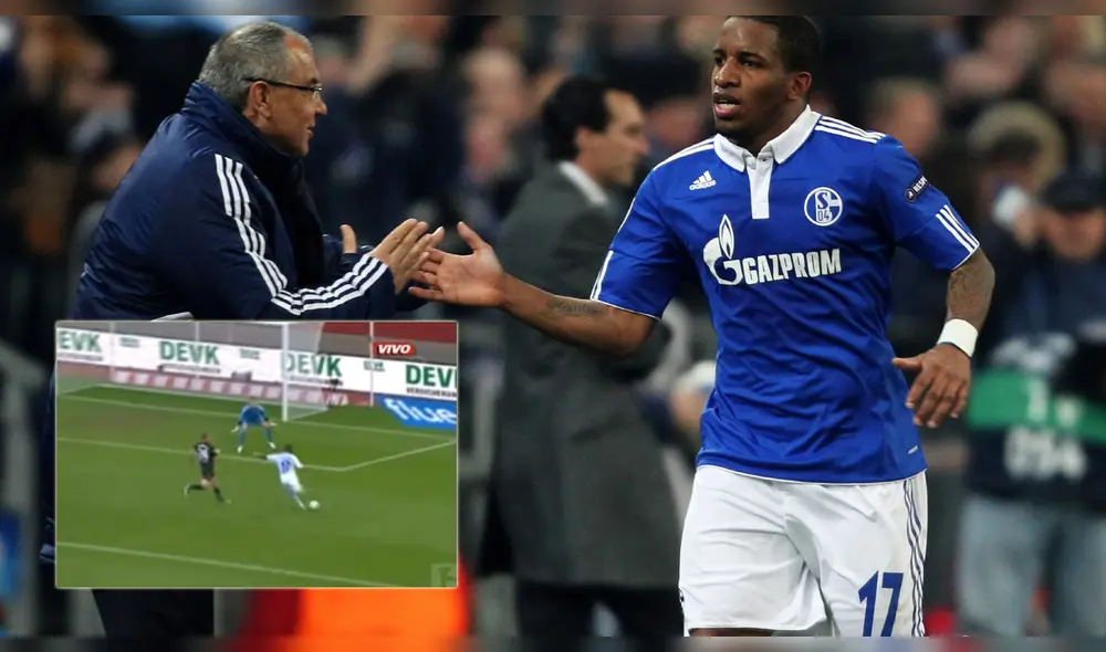 Jefferson Farfán: gol con el Schalke 04 fue elegido el mejor de la década. Foto: AFP Jefferson Farfán: gol con el Schalke 04 fue elegido el mejor de la década. Foto: AFP