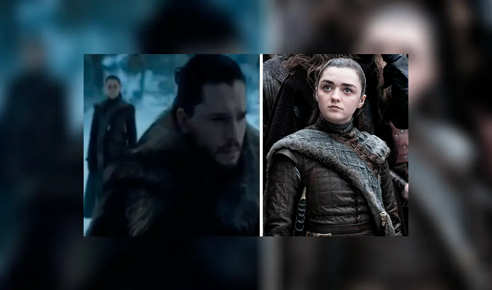 Game of Thrones: Jon Snow y Arya Stark se reencuentran en nuevo teaser de temporada 8