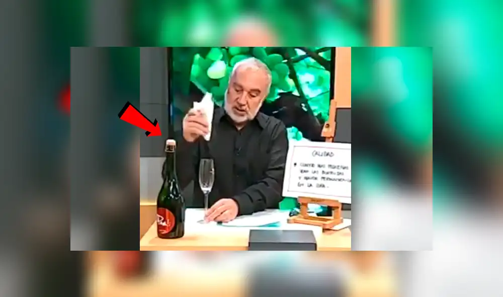 YouTube viral: catador pasa vergonzoso momento al enseñar a abrir una botella de vino [VIDEO]