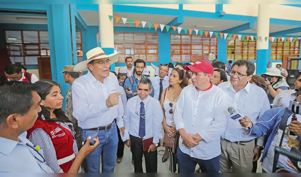 Recorrido. Vizcarra visitó colegios reconstruidos en Piura. Recorrido. Vizcarra visitó colegios reconstruidos en Piura.