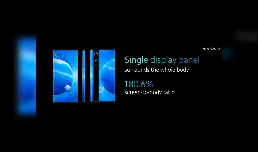 Presentación del nuevo Xiaomi Mi Mix Alpha.