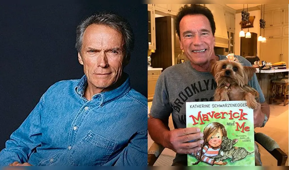 Arnold Schwarzenegger publica foto esquiando junto a Clint Eastwood. Foto: Instagram