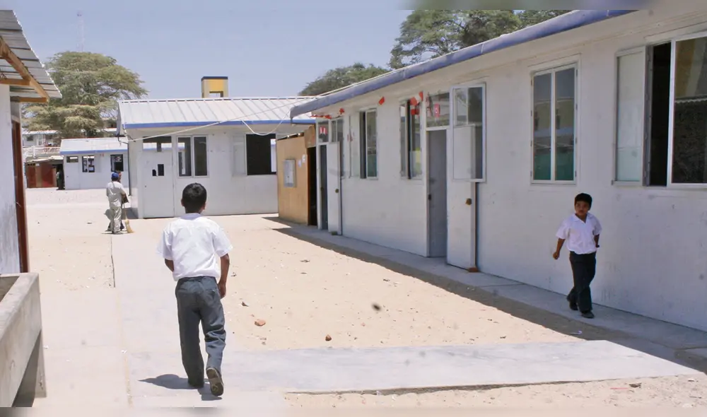 Proceso. Esta semana se conocerá lista de instituciones de la región Piura que tendrán aulas prefabricadas durante este año.