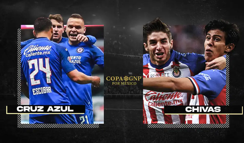 Cruz Azul enfrenta a Chivas por la Copa México GNP.