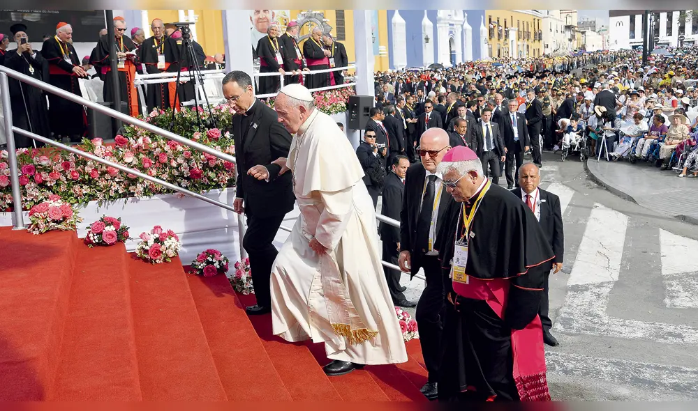 Trujillo: Los contrastes de vida y fe en el recorrido del papa Francisco