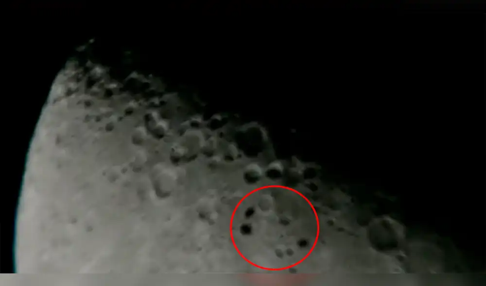 Vía YouTube: Apariciones perturbadoras en la Luna causa pánico en usuarios Vía YouTube: Apariciones perturbadoras en la Luna causa pánico en usuarios