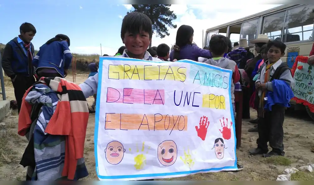 Niñas y niños agradecieron con importante gesto. Niñas y niños agradecieron con importante gesto.