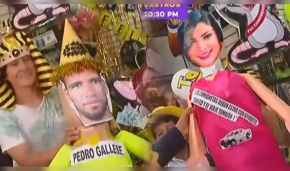 Los rostros de los personajes en piñatas de Año Nuevo rompen en ventas en Mesa Redonda y Mercado Central. Los rostros de los personajes en piñatas de Año Nuevo rompen en ventas en Mesa Redonda y Mercado Central.