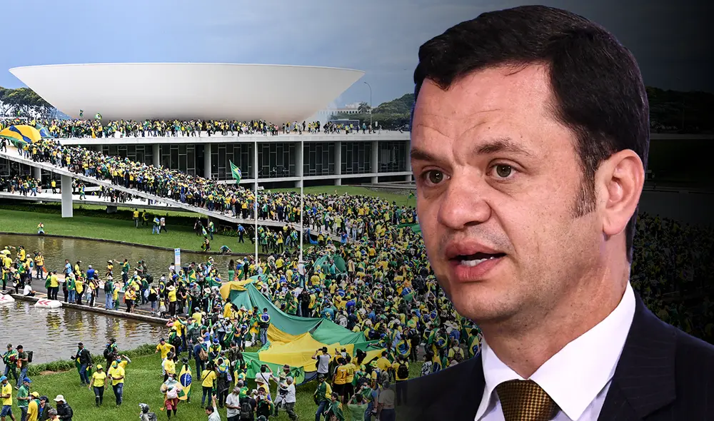 Anderson Torres fue ministro de Justicia en el Gobierno de Jair Bolsonaro durante el periodo 2019-2022. Foto: composición LR/AFP