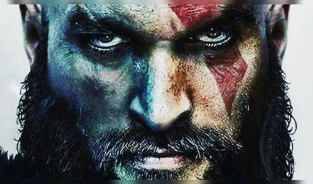 Jason Momoa como Kratos en God of War Jason Momoa como Kratos en God of War