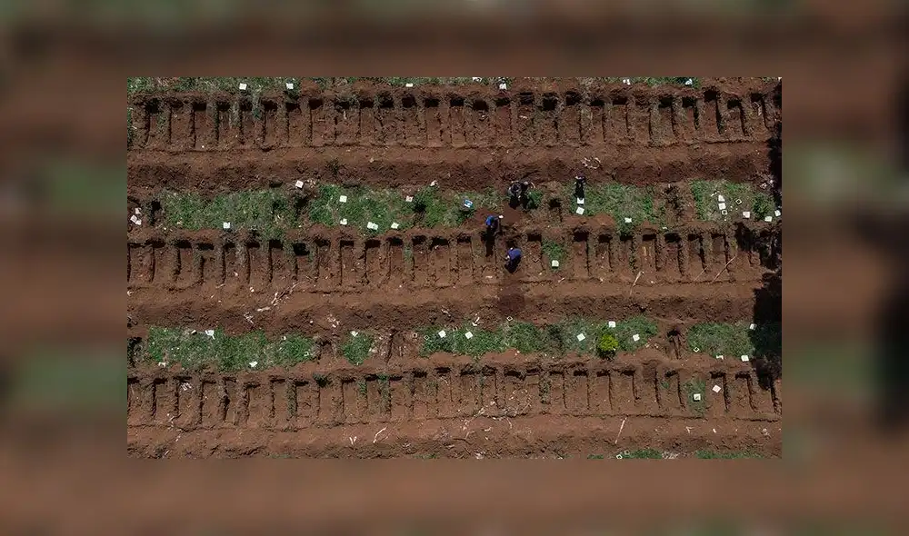 Vila Formosa, el mayor cementerio de Brasil, está en el estado de Sao Paulo. Foto: AFP.