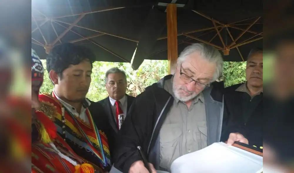 Declaran Huésped Ilustre a Robert De Niro en Machu Picchu