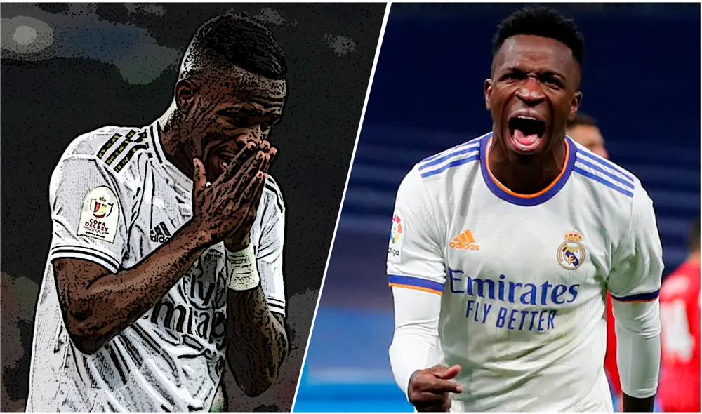 Vinicius Junior llegó al Madrid cuando tenía 18 años. Foto: composición/ AFP/ Real Madrid