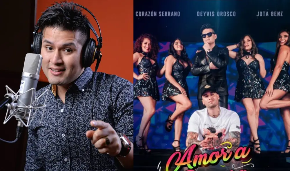 Deyvis Orosco celebra el millón y medio de vistas del videoclip de "Amor a primera vista". Foto: Difusión / Instagram