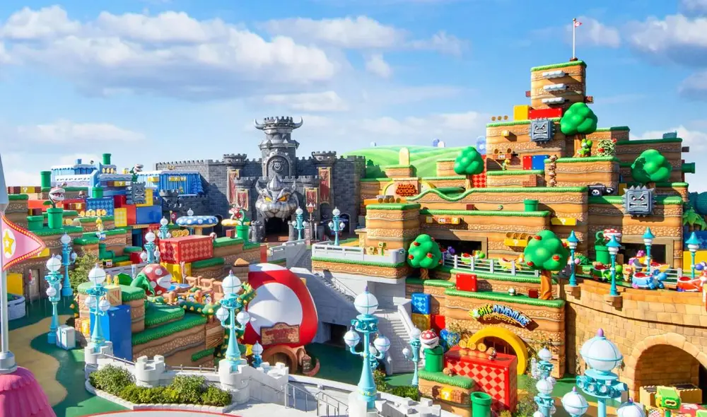 El parque temático contará con dos castillos, area de tuberías, pirámides y más. Su apertura está programada para el 4 de febrero. Foto: Nintendo/Famitsu El parque temático contará con dos castillos, area de tuberías, pirámides y más. Su apertura está programada para el 4 de febrero. Foto: Nintendo/Famitsu