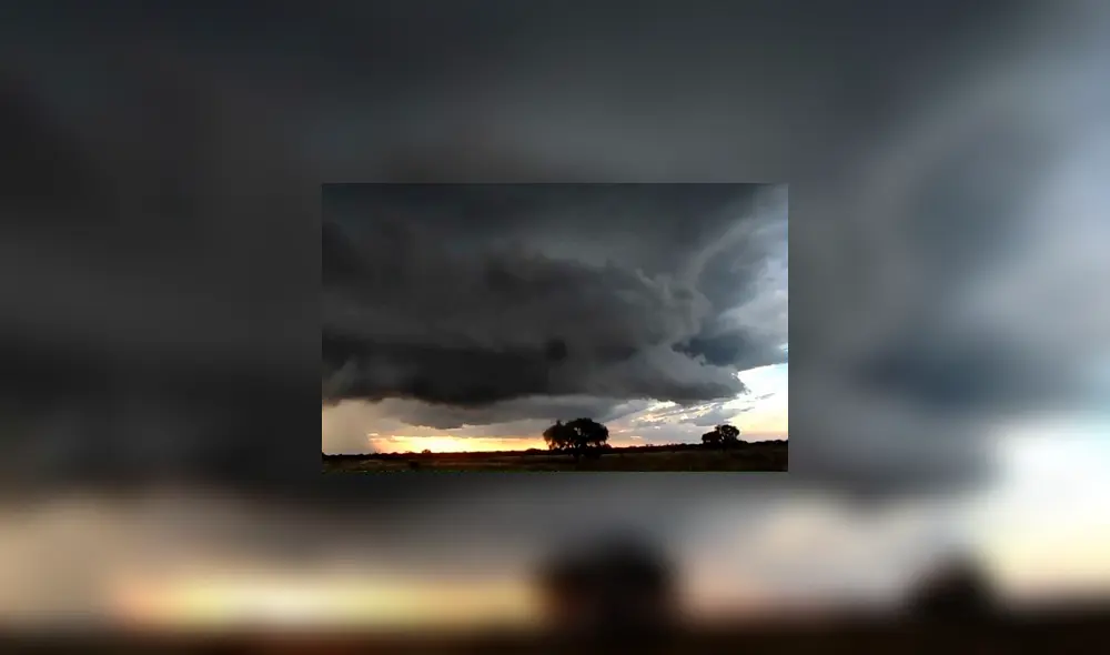 Las súperceldas advierten la formación de tornados. Foto: Difusión/Referencial