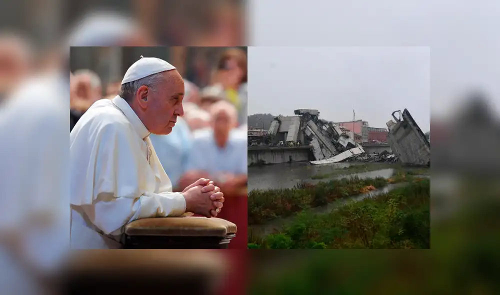 Génova: Papa Francisco lamenta tragedia y envía mensaje a los afectados Génova: Papa Francisco lamenta tragedia y envía mensaje a los afectados