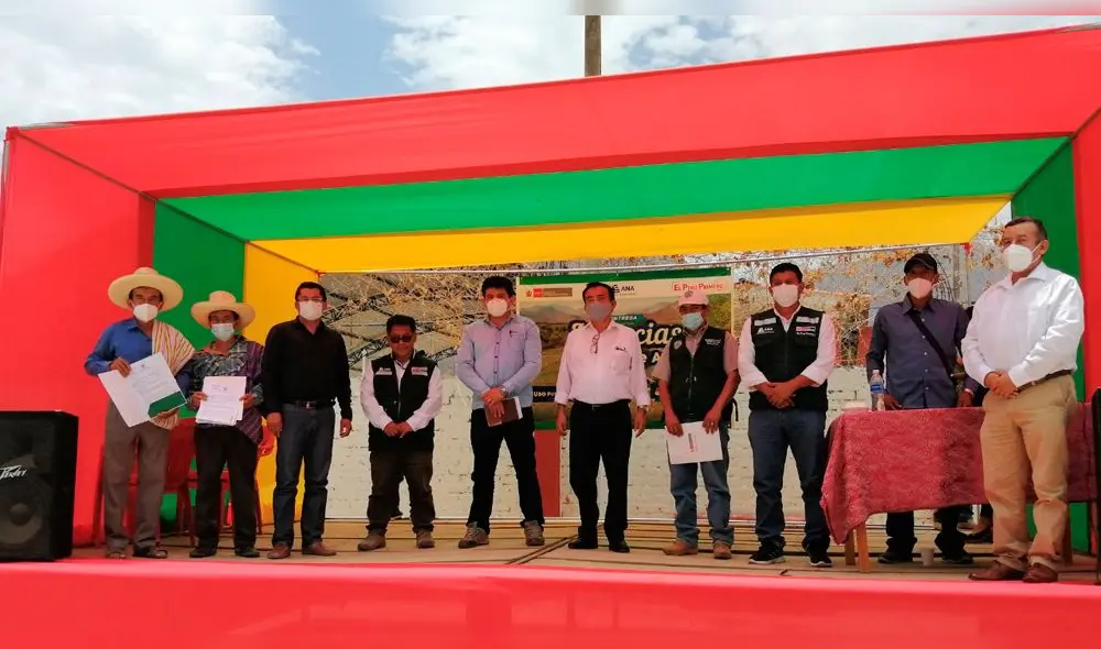 Licencias de uso de agua en el Alto Piura