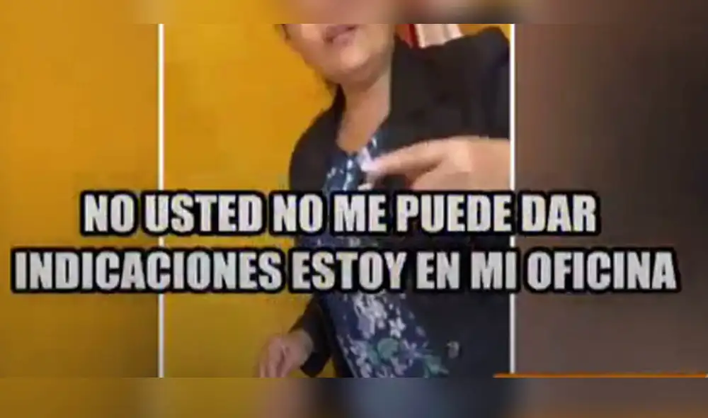 Servidora se negó a utilizar el elemento de bioseguridad pese a ser de uso obligatorio desde el Ejecutivo. Foto: Captura ATV Servidora se negó a utilizar el elemento de bioseguridad pese a ser de uso obligatorio desde el Ejecutivo. Foto: Captura ATV