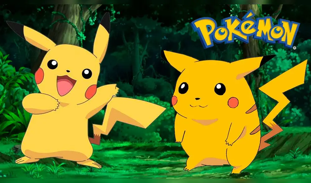 Antiguo diseño de Pikachu. Créditos: Composición