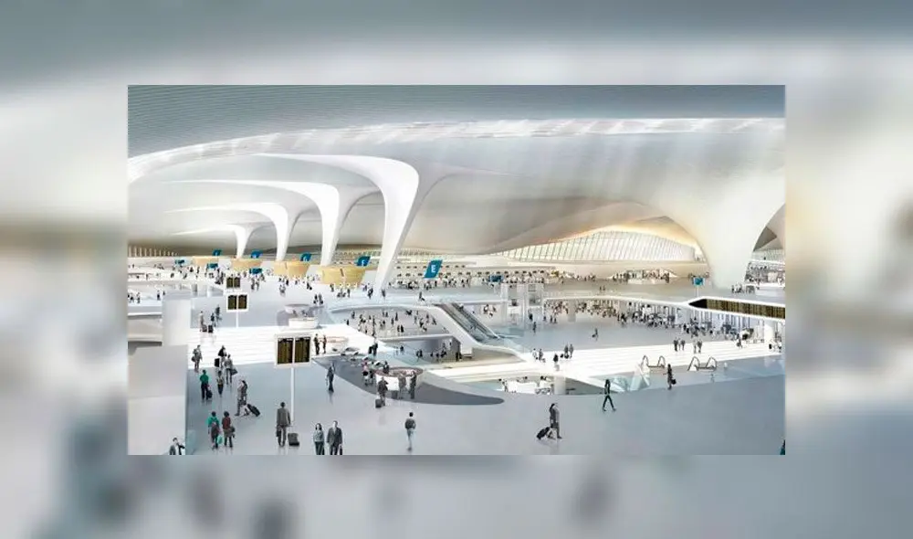 El aeropuerto más grande del mundo abrirá su puertas en septiembre. Foto: RT. El aeropuerto más grande del mundo abrirá su puertas en septiembre. Foto: RT.