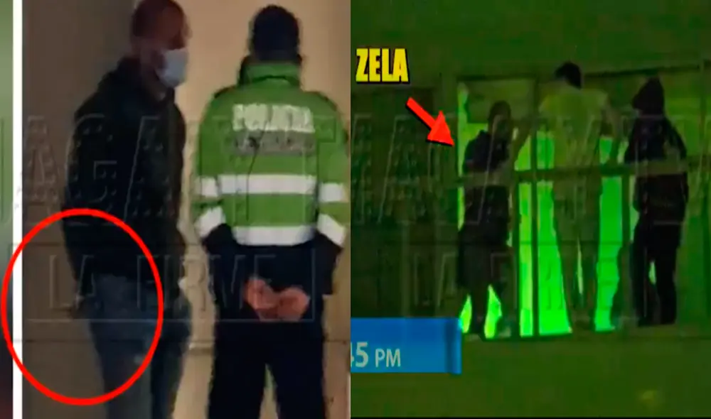 Adrián Zela fue enmarrocado por la policía tras organizar una reunión en su casa. | Foto: Magaly TV