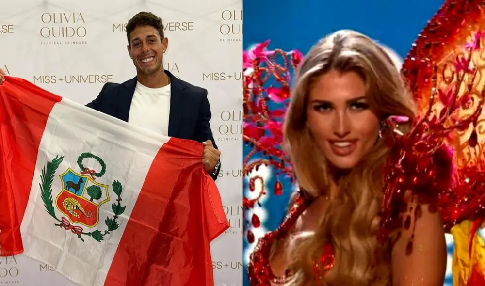 Hugo García mostró su emoción hacia la participación de Alessia Rovegno en el Miss Universo. Foto: composición LR/ @hugogarcia/Instagram/ captura del Miss Universo