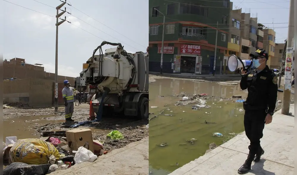 Realizan campaña de sensibilización en la cuadra 25 de la calle Panamá de JLO. Fotos: difusión.