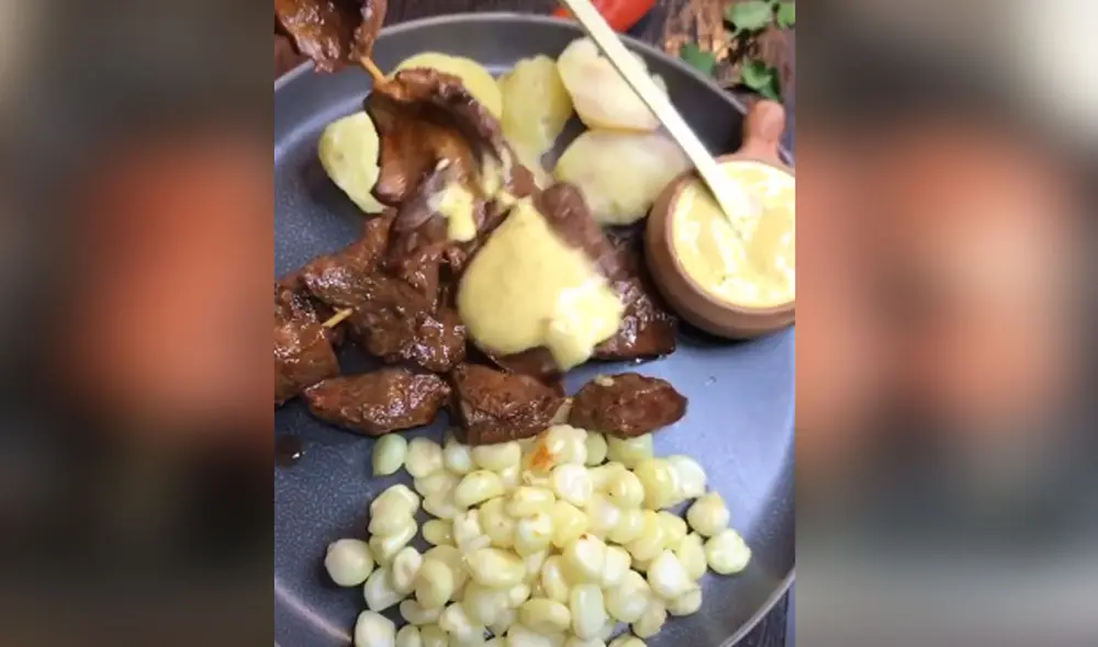 El joven mostró lo sencillo que es hacer este delicioso y popular platillo peruano. Foto: TikTok