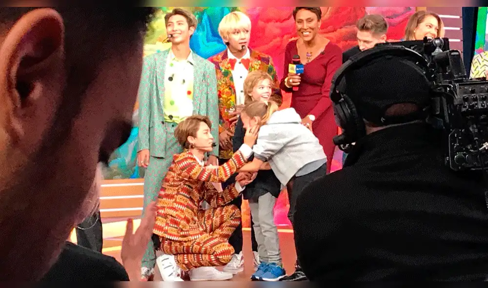 Niña se emociona al ver a BTS en vivo y reacción de Jimin se robó todas las miradas