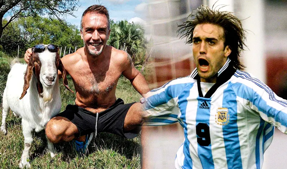 Batistuta marcó 56 goles con la casaquilla albiceleste. Composición: Jazmin Ceras-GLR/AFP/Instagram Batistuta marcó 56 goles con la casaquilla albiceleste. Composición: Jazmin Ceras-GLR/AFP/Instagram