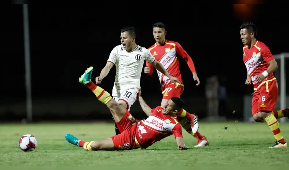 Universitario perdió 2-1 en su visita a Sport Huancayo por el Torneo Apertura | GOLES