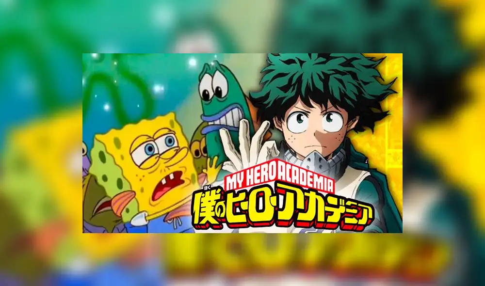 My Hero Academia: ¿Midoriya y Bob Esponja se unen? El crossover menos esperado [FOTOS]