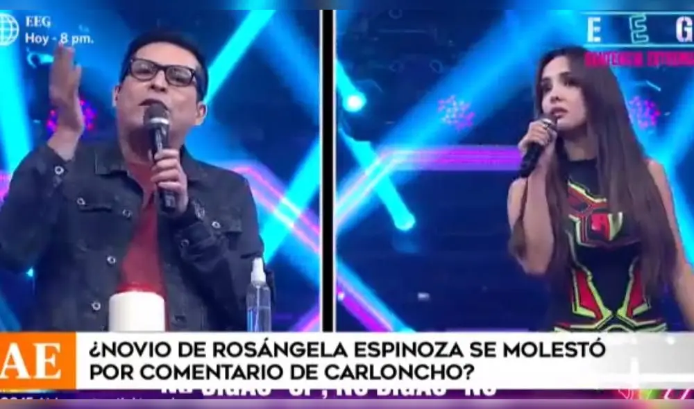 Rosángela Espinoza y 'Carloncho' Rosángela Espinoza y 'Carloncho'